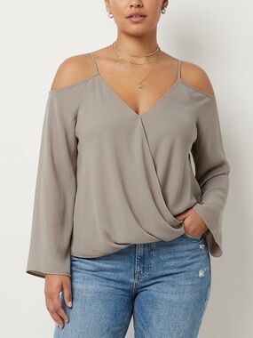 Wrap-Front Open Shoulder